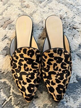 Cole Haan Leopard-Print Pointed Mule 8.5